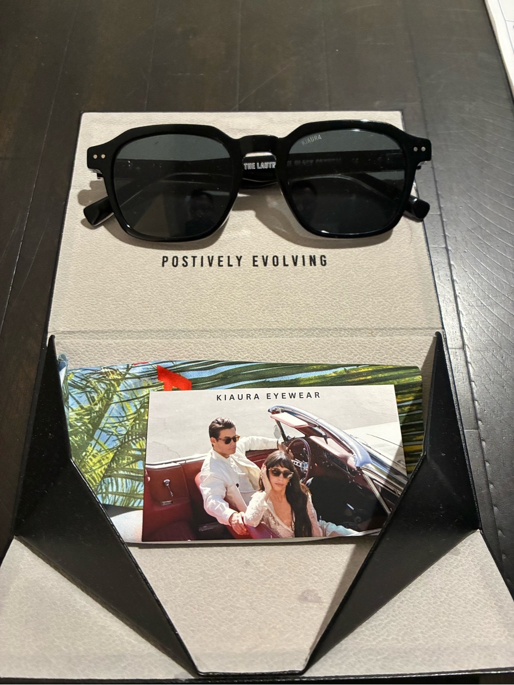 Kiaura Men’s Black Square Sunglasses XL